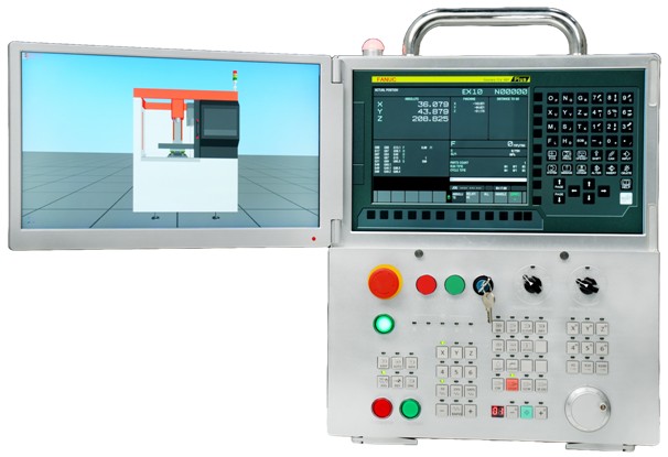 Universal CNC Simulator with Fanuc Keyboard